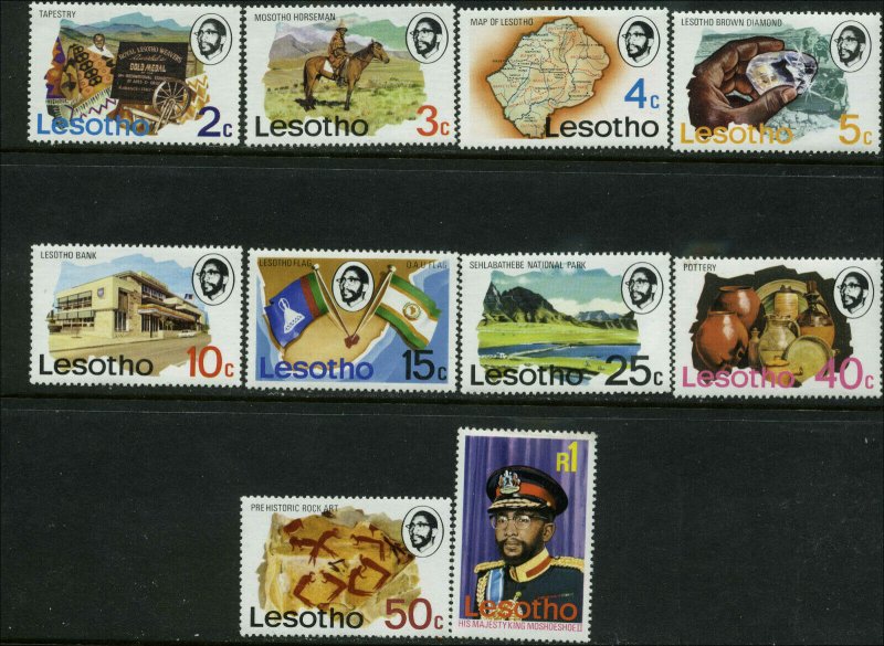 Lesotho Scott #199 - #208 Mint Never Hinged