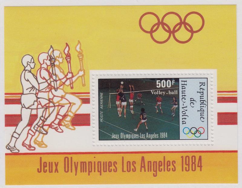 BURKINA FASO MNH Scott # C291 Olympics Volleyball (1 Stamp)