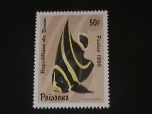 ​BENIN-1996-COLORFUL-BEAUTIFUL-LOVELY FISHES-MNH -VF-LAST ONE-HARD TO FIND