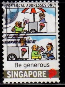 Singapore - #895e Be Generous  - Used