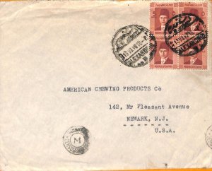 aa0126 - EEGYPT - POSTAL HISTORY - CENSORED COVER to the USA 1942-