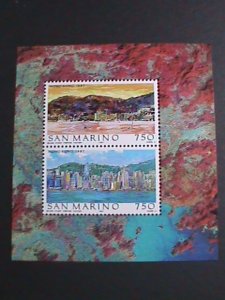 SAN MARINO 1997-SC#1376-CENTENARY OF HONG KONG MNH S/S VERY FINE
