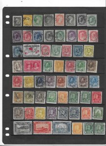 CANADA COLLECTION ON STOCK SHEET MINT/USED