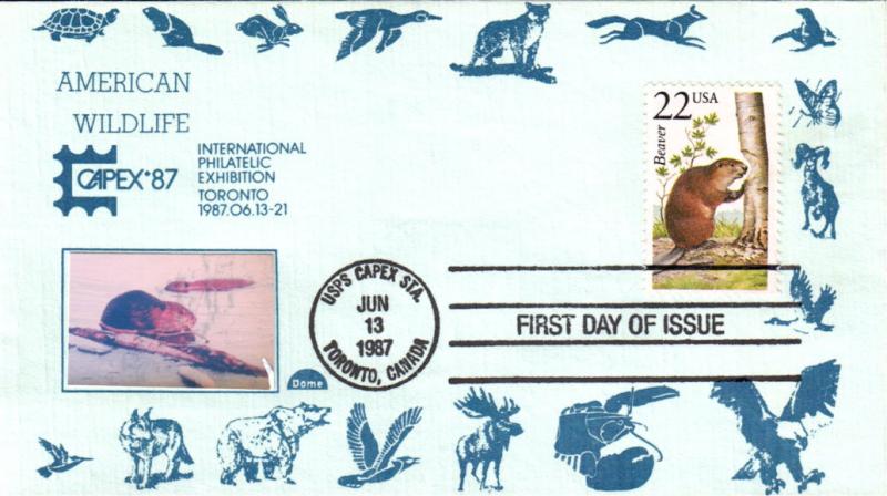 #2316 Beaver Dome FDC