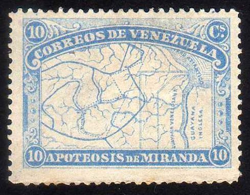 1896 - Venezuela - Miranda - Scott 137 - 10 c. - MLH