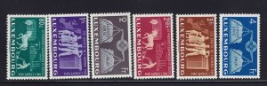 Luxembourg Scott # 272 - 277 Set VF OG LH nice color cv $ 77 ! see pic !