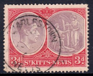 St. Kitts-Nevis - Scott #84 - Used - Toning - SCV $5.50