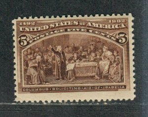 US Sc#234 M/NH/F-VF, Cv. $140