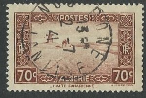 Algeria # 93  Sahara Travel 70c   (1) Used VF