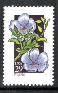 US 2695 MNH VF Wildflowers-Wild Flax