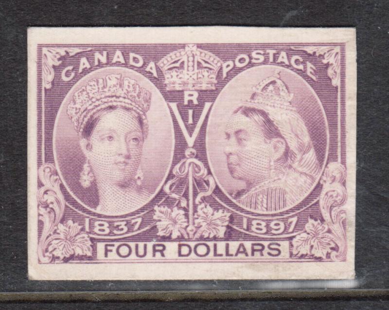 Canada #64P XF Proof On Card