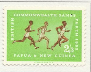 1962 British Commonwealth PAPUA NEW GUINEA 2s3d MH* Stamp A28P32F28899-