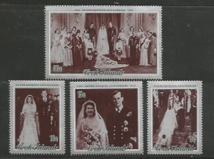 Cook Islands MNH sc# 335-8 Wedding Anniversary