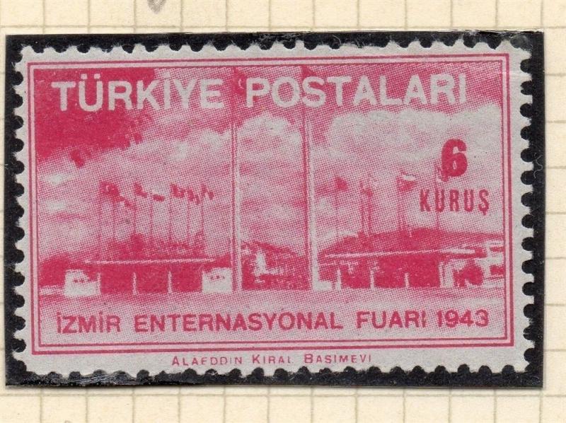 Turkey 1943 Early Issue Fine Mint Hinged 6k. 112225