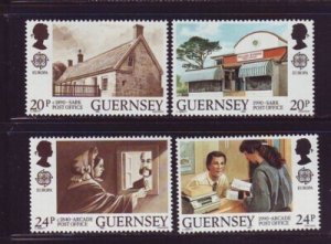 Guernsey Sc 422-425 1990 Europa stamp set mint NH