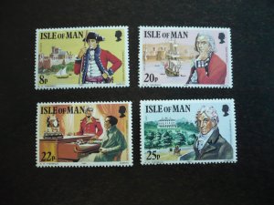 Stamps - Isle of Man - Scott# 193-196 - Mint Never Hinged Set of 4 Stamps