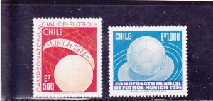 Chile  Scott#  447-8  MNH