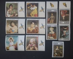 PARAGUAY - PAINTINGS Art MINT MNH OG Unused Stamp Lot Collection T200