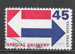 USA E22: 45c Arrows, single, used, F-VF