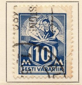 Estonia 1923 Early Issue Fine Used 10m. 121290