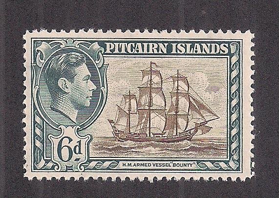 PITCAIRN ISLANDS SC# 6 FVF/MNH