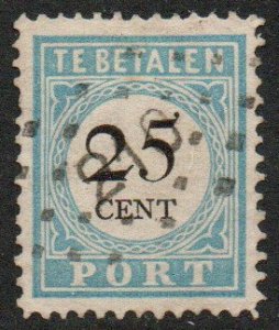 Netherlands Sc #J11 Used