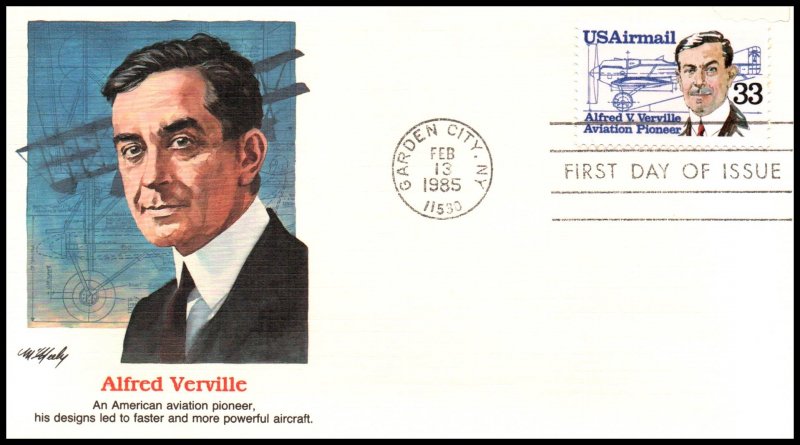 US C113 Verville Fleetwood U/A FDC