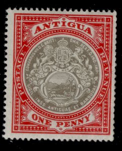 ANTIGUA EDVII SG32, 1d grey-black and rose-red, LH MINT. Cat £15.