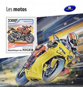 Niger - 2018 Motorcycles on Stamps - Stamp Souvenir Sheet - NIG18503b