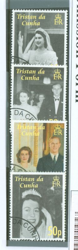 Tristan da Cunha #803-806 Used  (Queen)