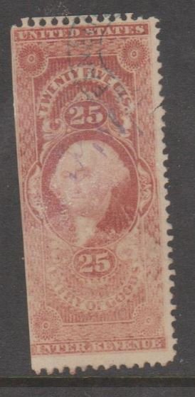 U.S. Scott #R45c Revenue Stamp - Used Set of 2 - IND