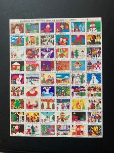 us 1975 sheet - US Christmas Seals/Stamps OG Mint never hinged