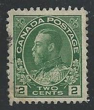 Canada #107 2c King George V