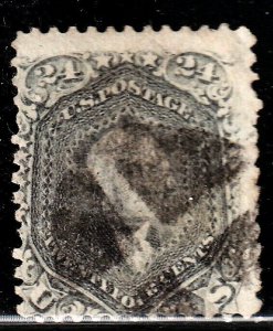 #78 US 24 CENT LILAC WASHINGTON-USED-N/G-FINE-VF