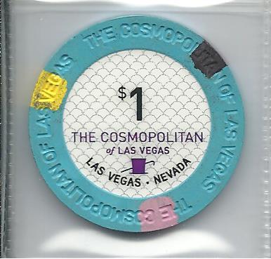 $1.00 Poker Chip, Cosmopolitan, Las Vegas