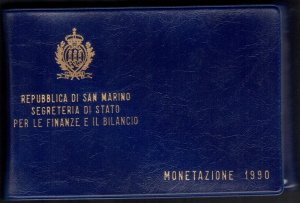 1990 Republic of San Marino, Divisional Coins, FDC