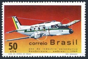 Brazil 1143, MNH. Michel . National Aviation Industry, 1969.