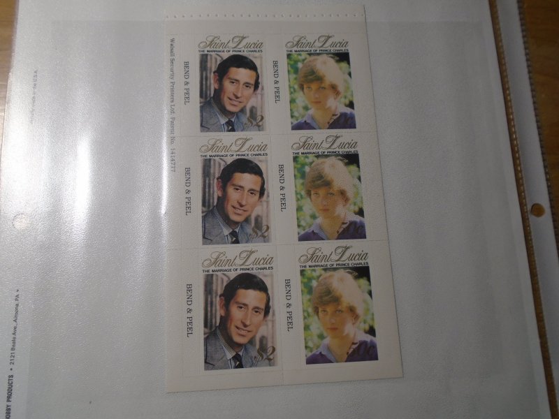 St Lucia  #  549b   MNH