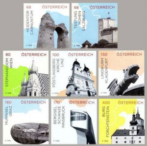 Scott #2544-51 Landmarks S/A MNH