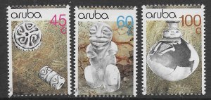 Aruba 61-63  1990  set  3  VF  Mint  NH