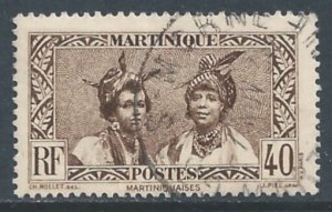 Martinique #145 Used 40c Martinique Women