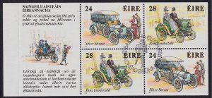 Ireland - 1989 - Scott #739a - used souvenir sheet (CTO) - Classic Cars