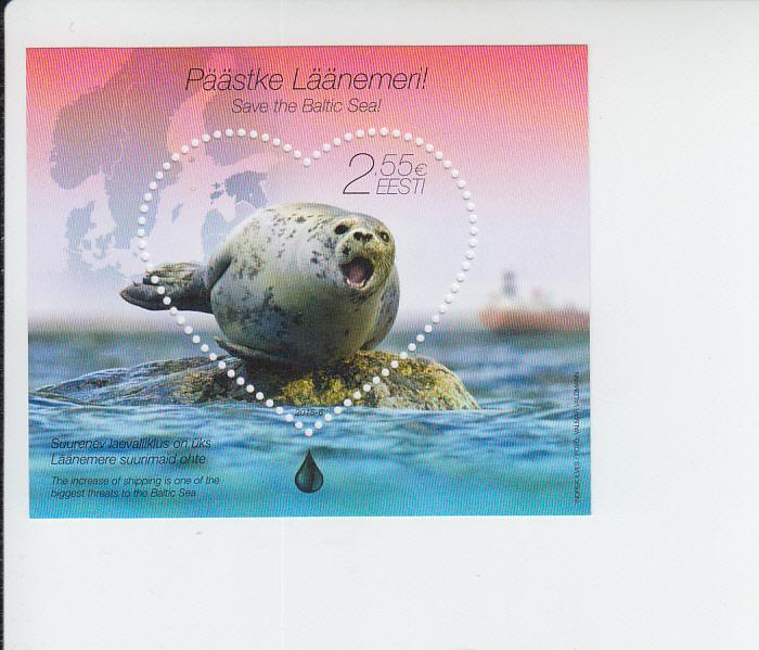 2015 Estonia Baltic Sea Env Protection Seal SS (782) MNH