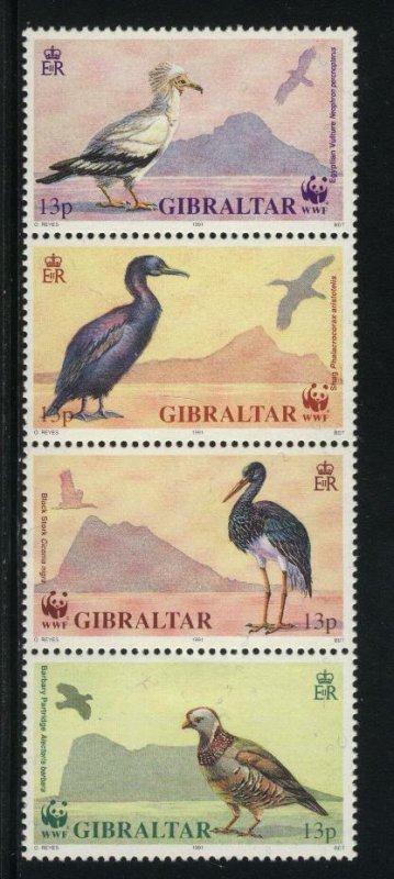 Gibraltar Hinged Scott # 594a WWF Birds