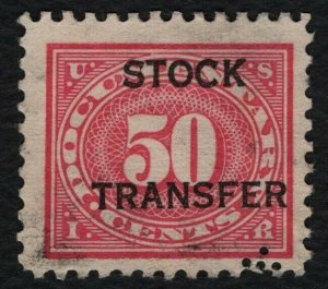 #RD9 50c Stock Transfer, Used [20] **ANY 5=FREE SHIPPING**