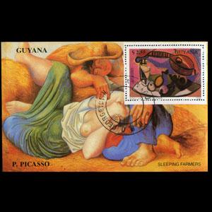 GUYANA 1990 - MI# B96 S/S Picasso Painting CTO