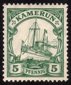 1919, German Cameroon, 5pfg, MH, Sc 21, XF-Sup-95