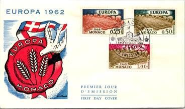 Monaco, Worldwide First Day Cover, Europa