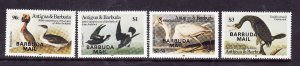 Barbuda-Sc.#706//711-Unused NH 1/2 set-id3-Birds-Audubon-1985-86-