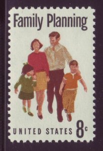 1972 Family Planning Single 8c Postage Stamp - MNH, OG - Sc# 1455 - CX310